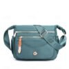 Women's Nylon Crossbody Bag with Multiple Pockets,