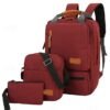 Men's Large Capacity Multi-Pocket Backpack Set, Including