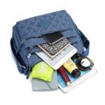 Women's Multi-Pocket Nylon Crossbody Bag – Lightweight - Image 4