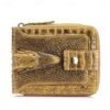 Men's leather crocodile patterned top layer cowhide