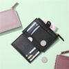 220Pcs Women's Wallet Credit Card Holder Wallet PU Leather Daily