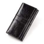 Women's Vintage Red Leather RFID-Blocking Wallet - - Image 11