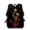 Purple Butterfly Glow Backpack for Girls – Fantasy Style Large