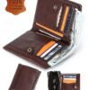 Men's RFID Blocking Cowhide Leather Bifold Wallet with