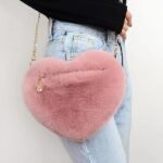 ladies handbags Women's Valentine Bag Heart Shaped Bag