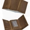 Men's Genuine Leather Wallet with Key Slot & Chain,