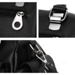 Women's Blue Faux Leather Handbag – Stylish Large - Image 2