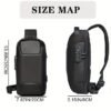 Men's Crossbody Bag Chest Bag Oxford Cloth Daily Large