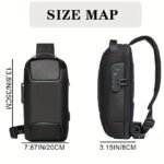 Men's Crossbody Bag Chest Bag Oxford Cloth Daily Large - Image 5