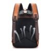 Men's Vintage Faux Leather Backpack – Large Capacity