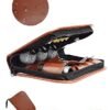 Portable Golf Accessories Organizer – Leather Travel Case with