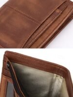 Men's RFID Blocking Bifold Wallet with Removable Card - Image 7