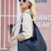 Women's Large Hobo Shoulder Bag – Soft PU Leather Slouchy