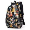 Women's Backpack Large Capacity Cat Animal Print Backpack