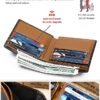 Men's RFID Blocking Genuine Leather Wallet – Slim Bifold