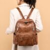 Women's Large Capacity Oxford Backpack - Stylish Anti-Theft