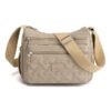 Women's Multi-Pocket Nylon Crossbody Bag – Lightweight