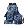 Electric Blue Leopard Backpack for Boys and Teens – Fierce