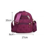 Women's Quilted Nylon Crossbody Bag – Lightweight - Image 3