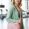 Women's Polyester Quilted Duffel Bag Set, Multiple Colors,
