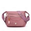 Women's Nylon Crossbody Bag with Multiple Pockets,