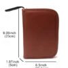 Portable Golf Accessories Organizer – Leather Travel Case with