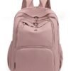 Women's Lightweight Water-Repellent Nylon Backpack with