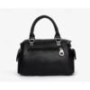 Women's Blue Faux Leather Handbag – Stylish Large