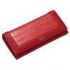 Women's Crocodile Pattern Faux Leather Long Wallet with
