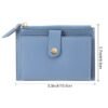 220Pcs Women's Wallet Credit Card Holder Wallet PU Leather Daily