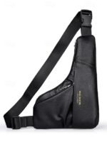 Men's Brown Faux Leather Crossbody Sling Bag – Vintage - Image 16