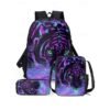 Electric Blue Leopard Backpack for Boys and Teens – Fierce