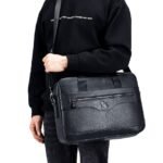 Premium Brown Leather Briefcase - Elegant Business Laptop Bag - Image 15