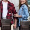 4Pcs Men's Crossbody Bag Shoulder Bag Messenger Bag Nappa