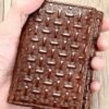 RFID Blocking Genuine Leather Wallet for Men – Trifold Design