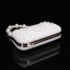 Elegant Pearl Clutch Bag – Luxury White Beaded Evening Purse