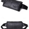 Men's Genuine Leather Waist Bag & Crossbody Sling,