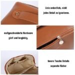 Women's Handbag Makeup Bag Cosmetic Bag PU Leather Travel - Image 7