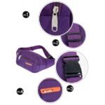 Black Waterproof Waist Bag – Multi-Pocket Fanny Pack for - Image 5