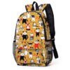 Women's Backpack Large Capacity Cat Animal Print Backpack