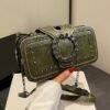 Women's Large Capacity Faux Leather Crossbody Bag with