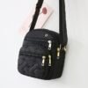 Women's Quilted Nylon Crossbody Bag – Lightweight