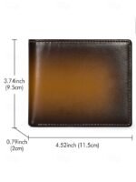Men's RFID Blocking Genuine Leather Wallet – Slim Bifold - Image 9