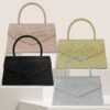 Women's Clutch Evening Bag Shoulder Bags Flap Bag Polyester