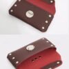 Men's Faux Leather Belted Mobile Waist Bag with Secure Lock