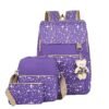 4-Piece Starry Backpack Set for Girls - Includes Backpack,