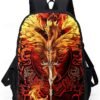 Boys' dragon themed three-piece backpack set, Including