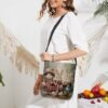 Women's Easter Bunny Shoulder Bag Crossbody Bag - Vintage
