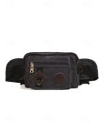 Men's Durable Canvas Crossbody Bag with Multiple Pockets - Image 11