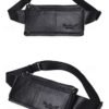 Men's Genuine Leather Waist Bag & Crossbody Sling,